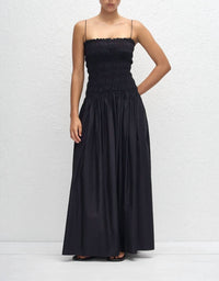 Matteau - Shirred Drop Waist Dress