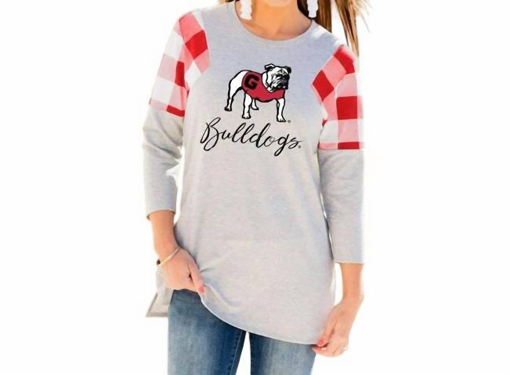 Gameday Couture - University of Georgia Get in Check Tunic