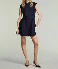 Frame - Safari Sleeveless Mini Dress