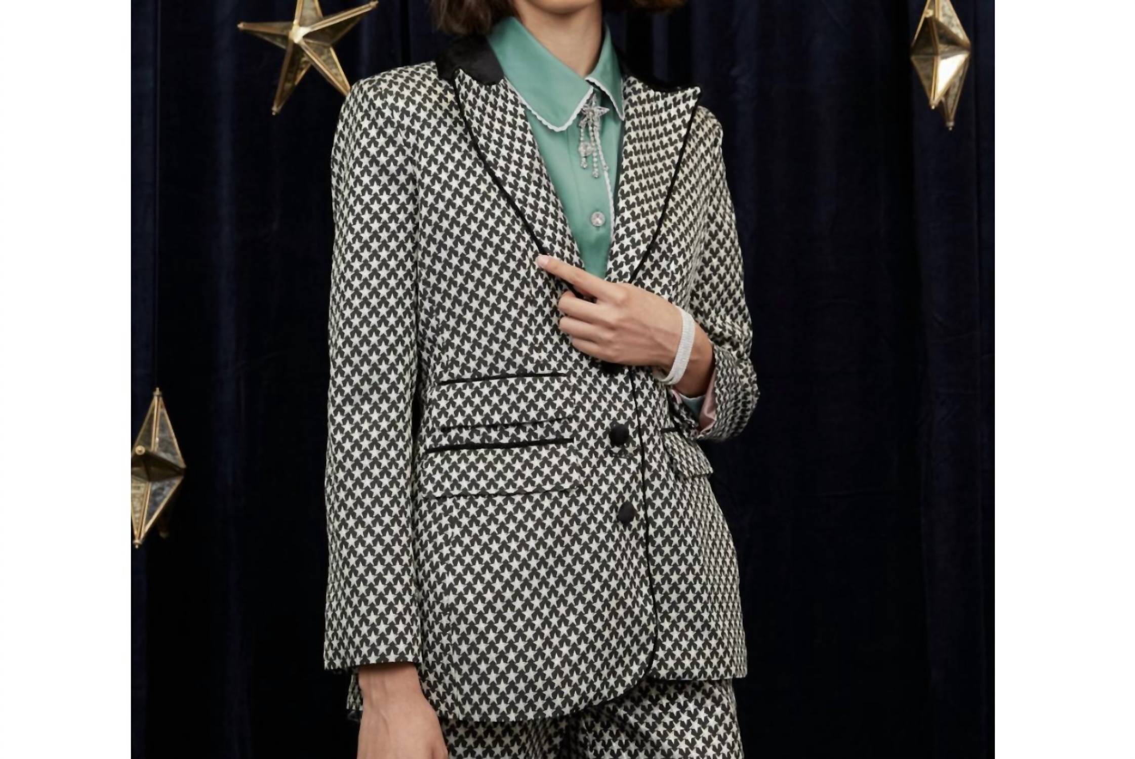 Sister Jane - Starry Night Tailored Blazer