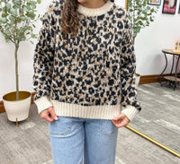 Kori - Leopard Print Sweater
