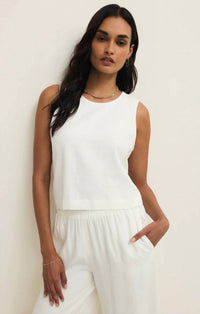 Z Supply - Sloane Linen Cropped Tank Top
