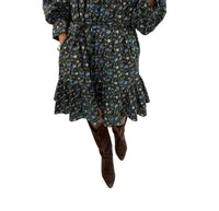 English Factory - Floral Pintuck Mini Dress