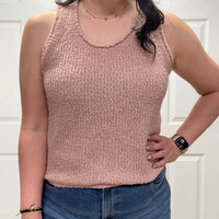 Jade By Jane - Women's Solid Sweater Tank Top