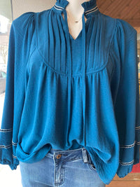 Umgee - Women's Front yoke Peasant top
