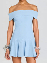 RETROFETE Erica Mini Dress in blue - women's dress - view 4