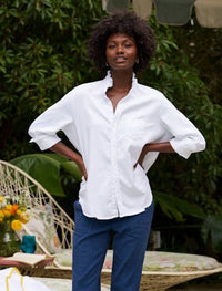 Frank & Eileen - Ruffle Collar Button Up Shirt