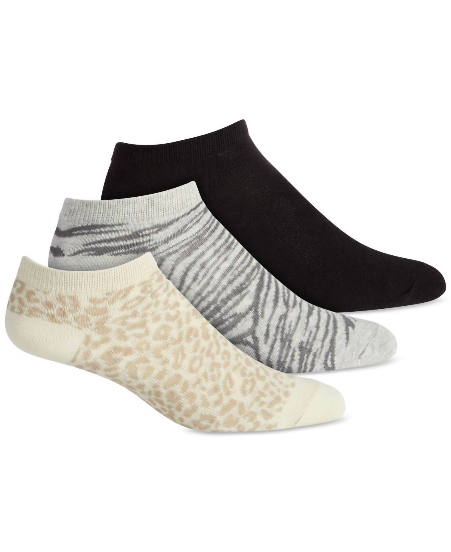 Jenni By Jennifer Moore - Women's Animal Printed Socks - 3-pack