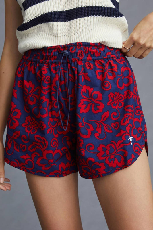 ALOHA PULL ON DRAWSTRING SHORTS
