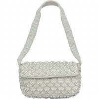 La Chic Designs - Women's Double Sided Beaded Shoulder Bag