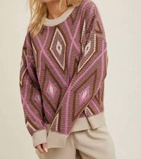 Wishlist - Diamond Dust Long Sleeve Sweater