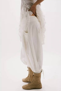 Free People - Calle Bubble Cropped Cotton Poplin Pants