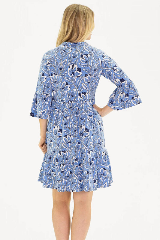 Duffield Lane - Eveline Dress Blue Blossom
