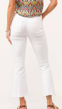 Dear John Denim - Jeanne Mid Rise Cropped Flare Jeans