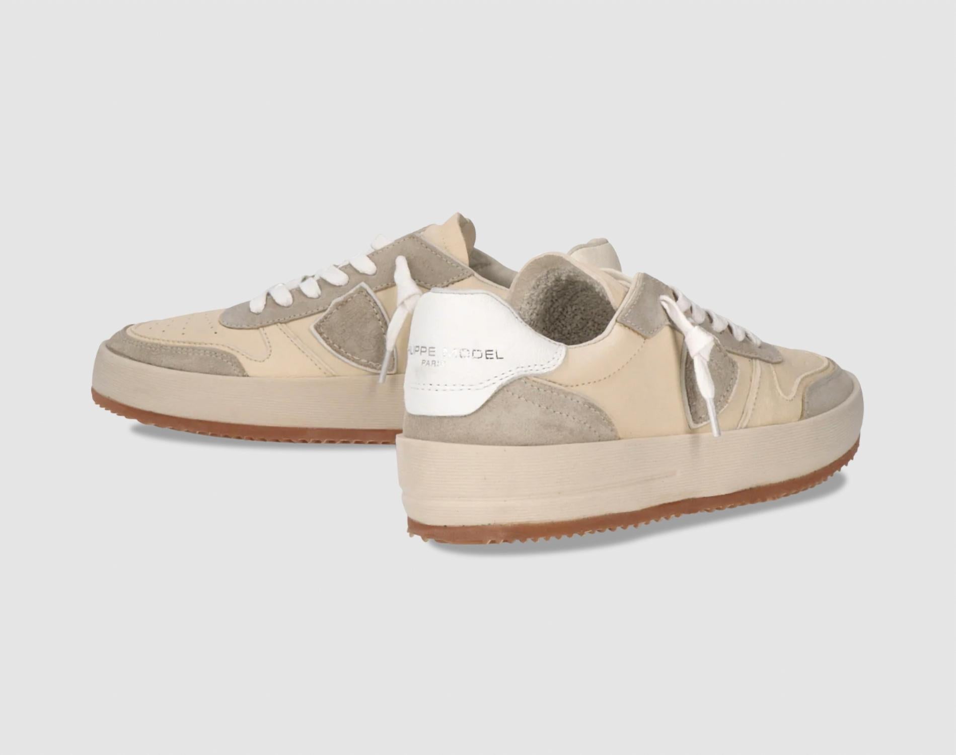 Philippe Model - Woman's Nice Low Milk Sneakers
