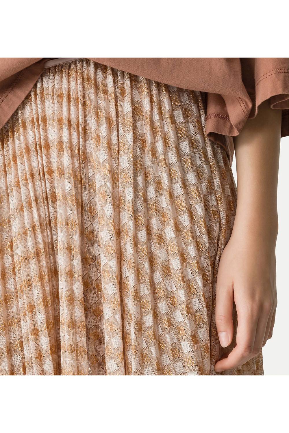 forte forte Pleated Maxi Skirt in alba - women's skirt - view 4