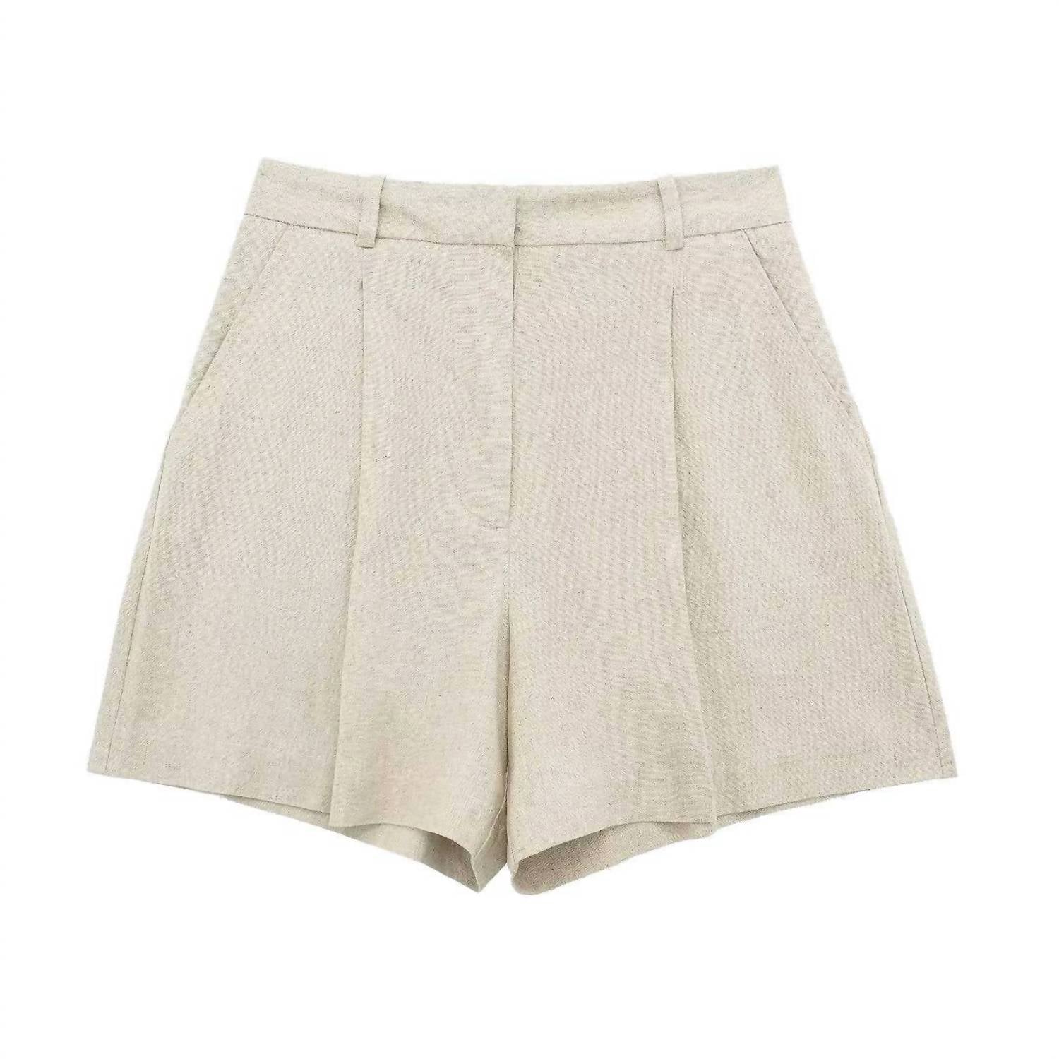 Sweetkama - Tailored V-neck Vest & Shorts Set