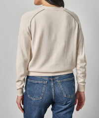 Lilla P - Women's Saddle Sleeve V-neck Cardigan