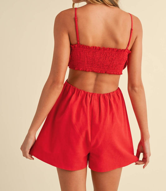 Klesis - Kailany Flower Top Sleeveless Jumpsuit