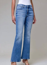 Hidden - Clean Stretch Mid Rise Bootcut Jeans