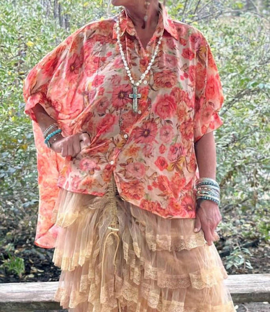 Jaded Gypsy - Rosie Days Sheer Top