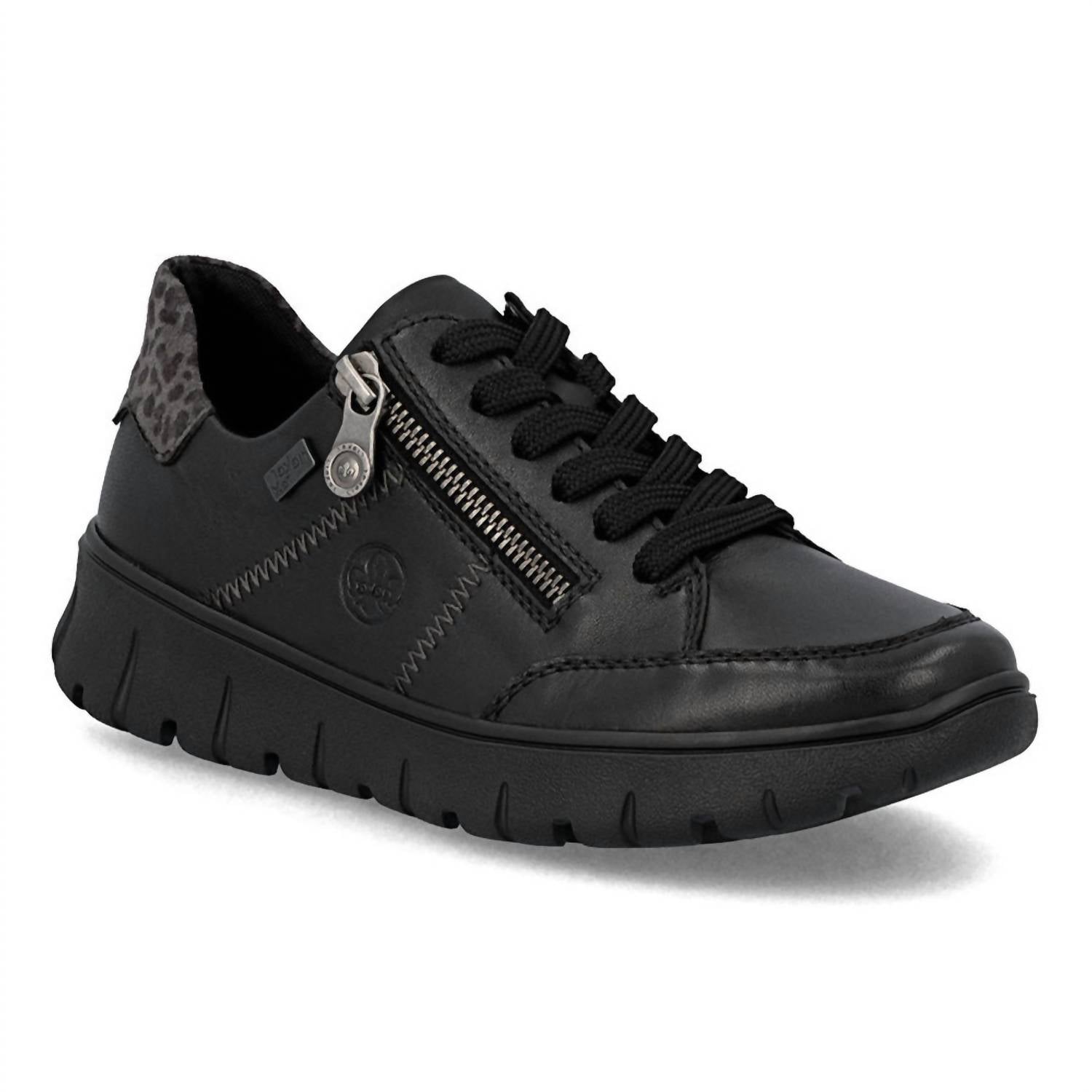 RIEKER Women's N1301 Lace Up Shoes in schwarz - women's sneaker