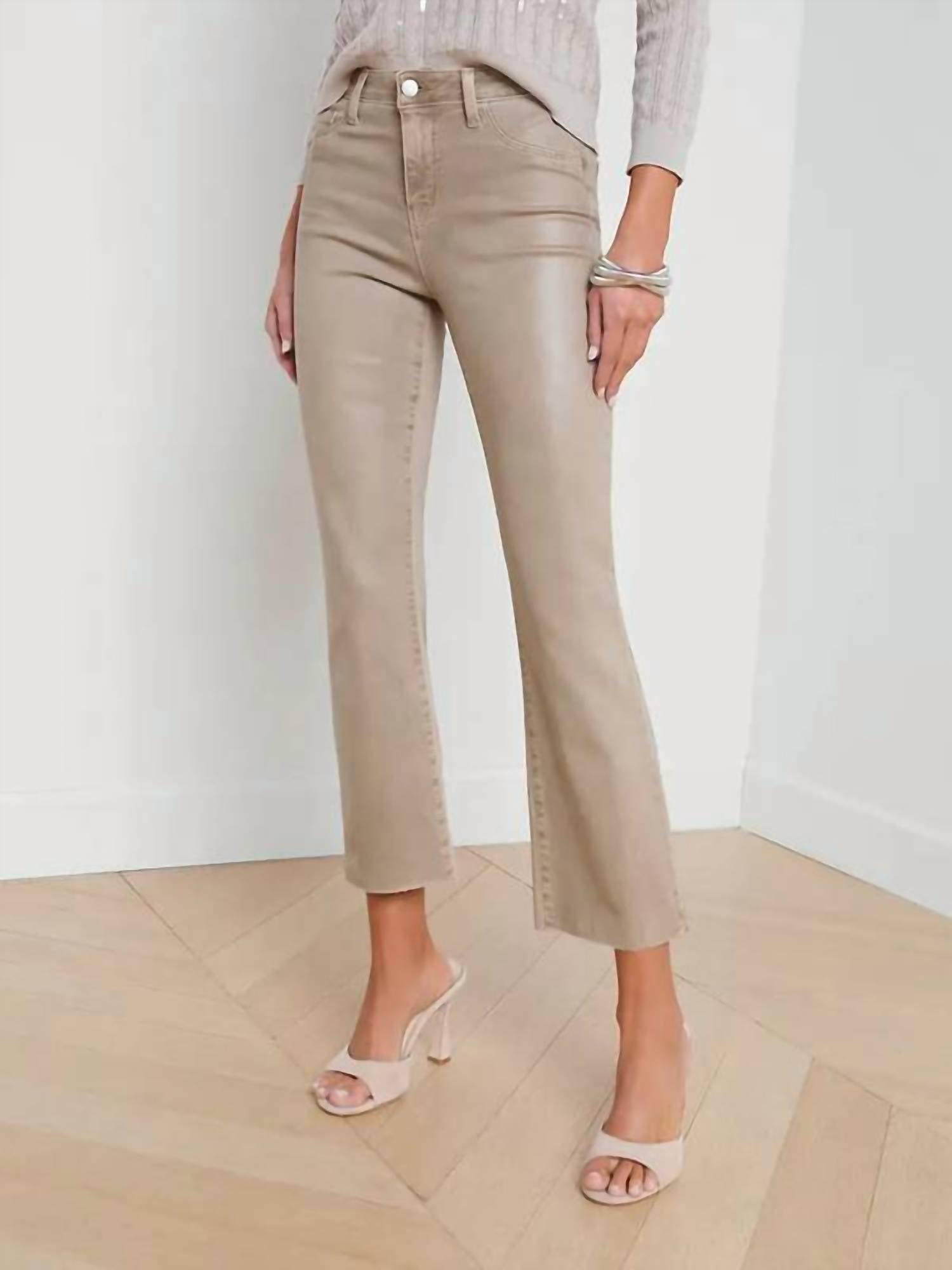 L'Agence - Kendra High Rise Cropped Flare Jean