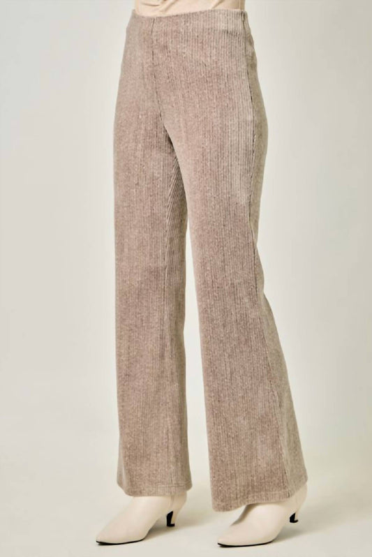 Mystree - Velvet Bootcut Trousers