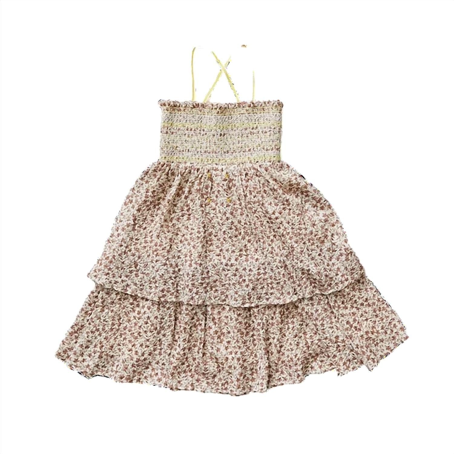 Hey Kid - Girls Searsucker Floral Dress