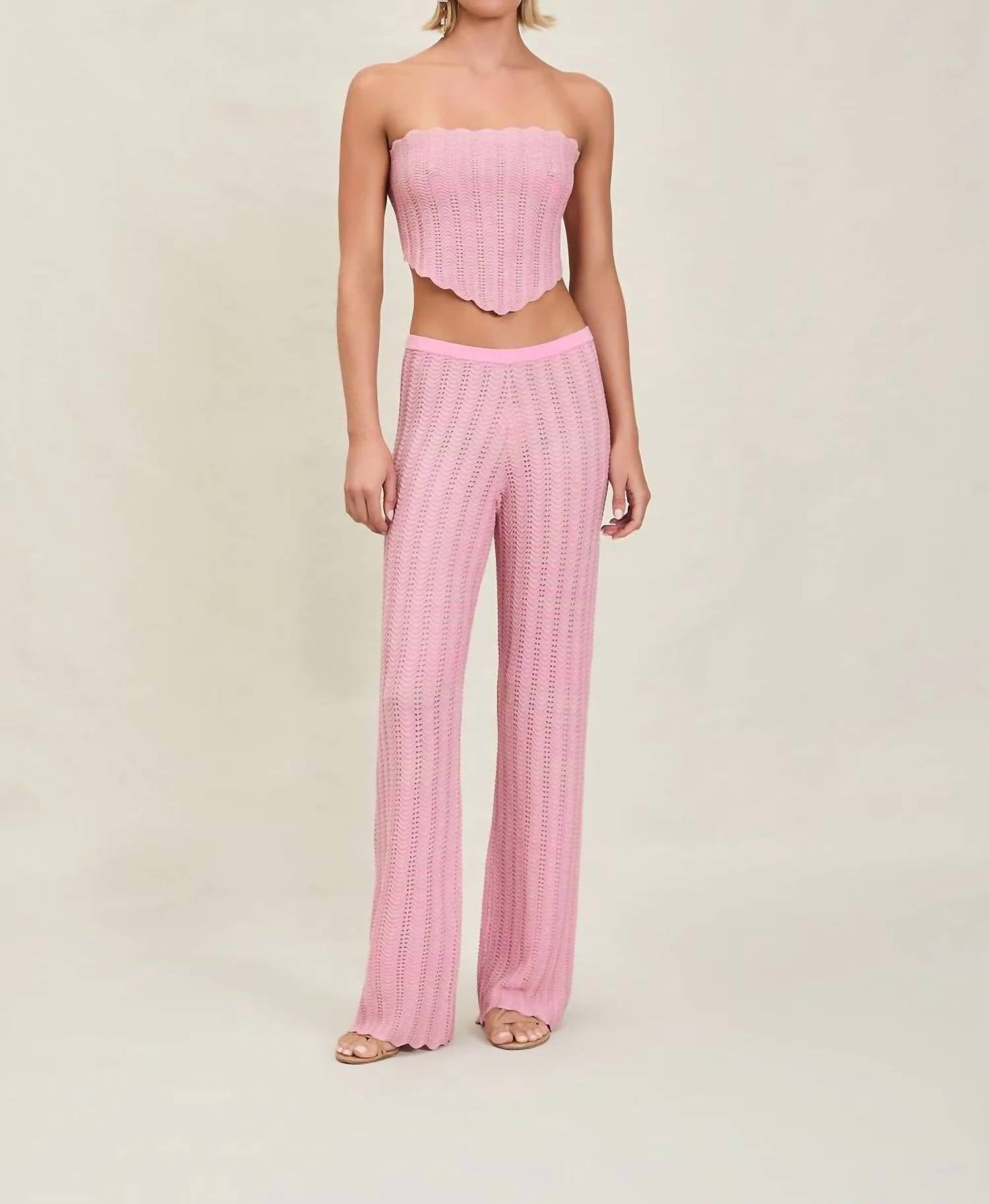 Devon Windsor - Georgia Strapless Knit Top