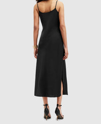 Allsaints - Hadley Cowl Neck Midi Slip Dress