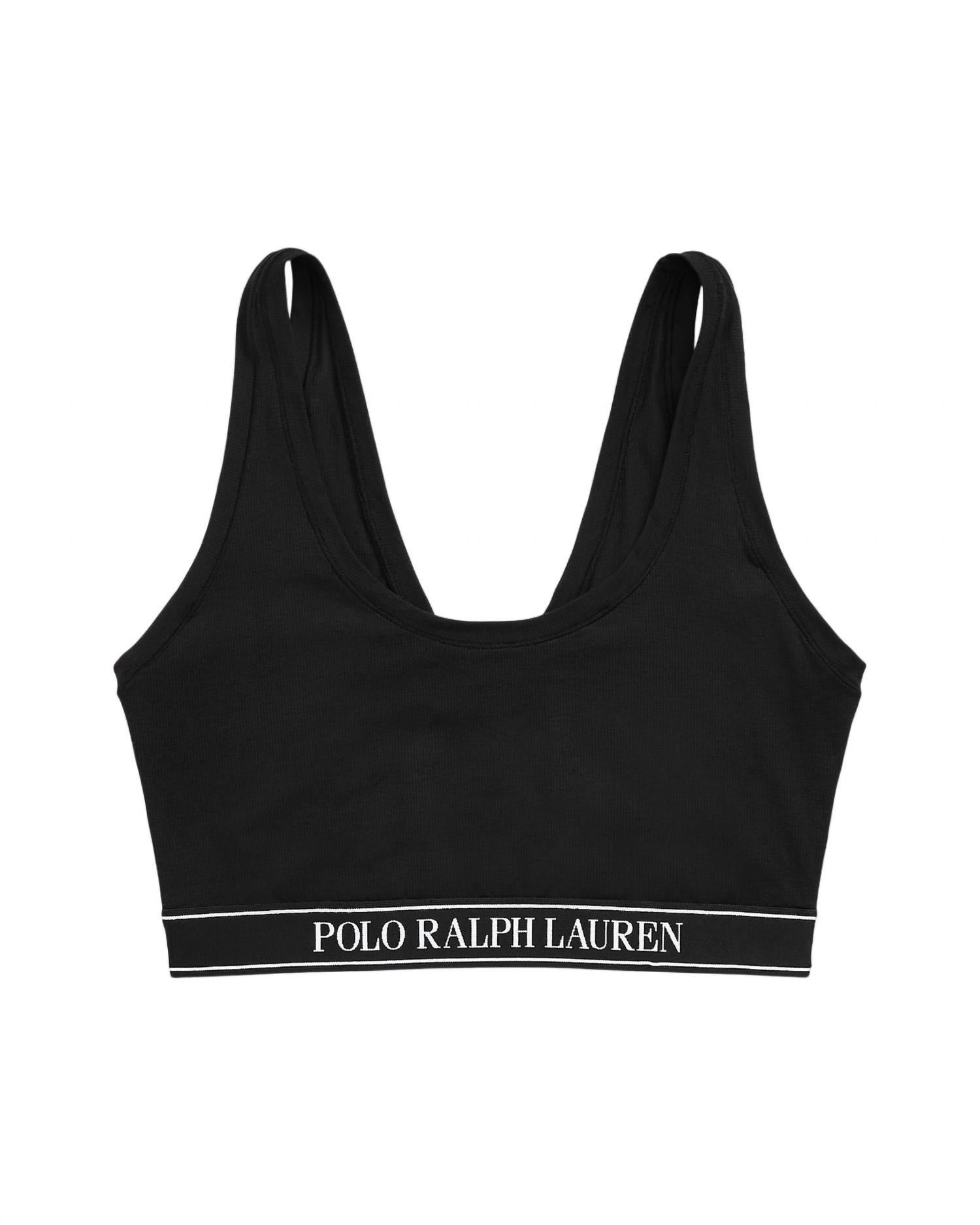 Polo Ralph Lauren - Repeat-Logo Scoop Cropped Tank