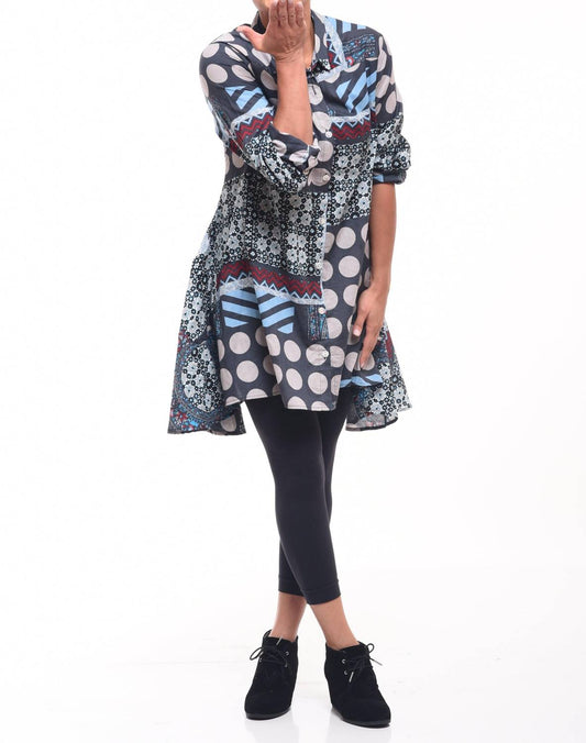 Tulip Clothing - Gigi Button Down Shirt Dress