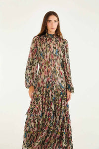 Farm Rio - Blurry Tiny Flowers Maxi Dress