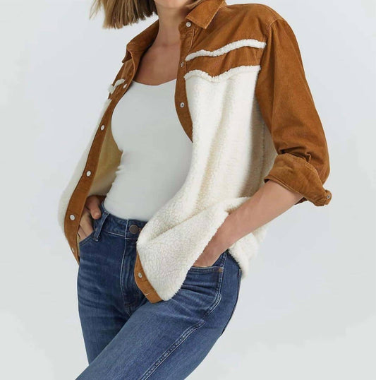 Wrangler - Retro Americana Sherpa Shirt-jacket