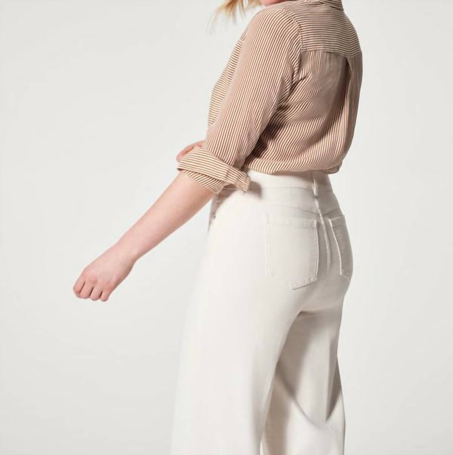 Spanx - Seamed Front Wide Leg Jeans