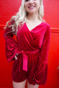 Fantastic Fawn - Velvet Romper