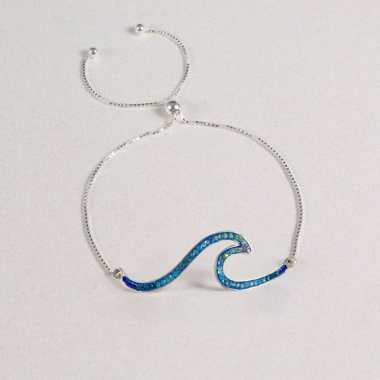 Mosaic - Women's Adjustable Wave Bracelet