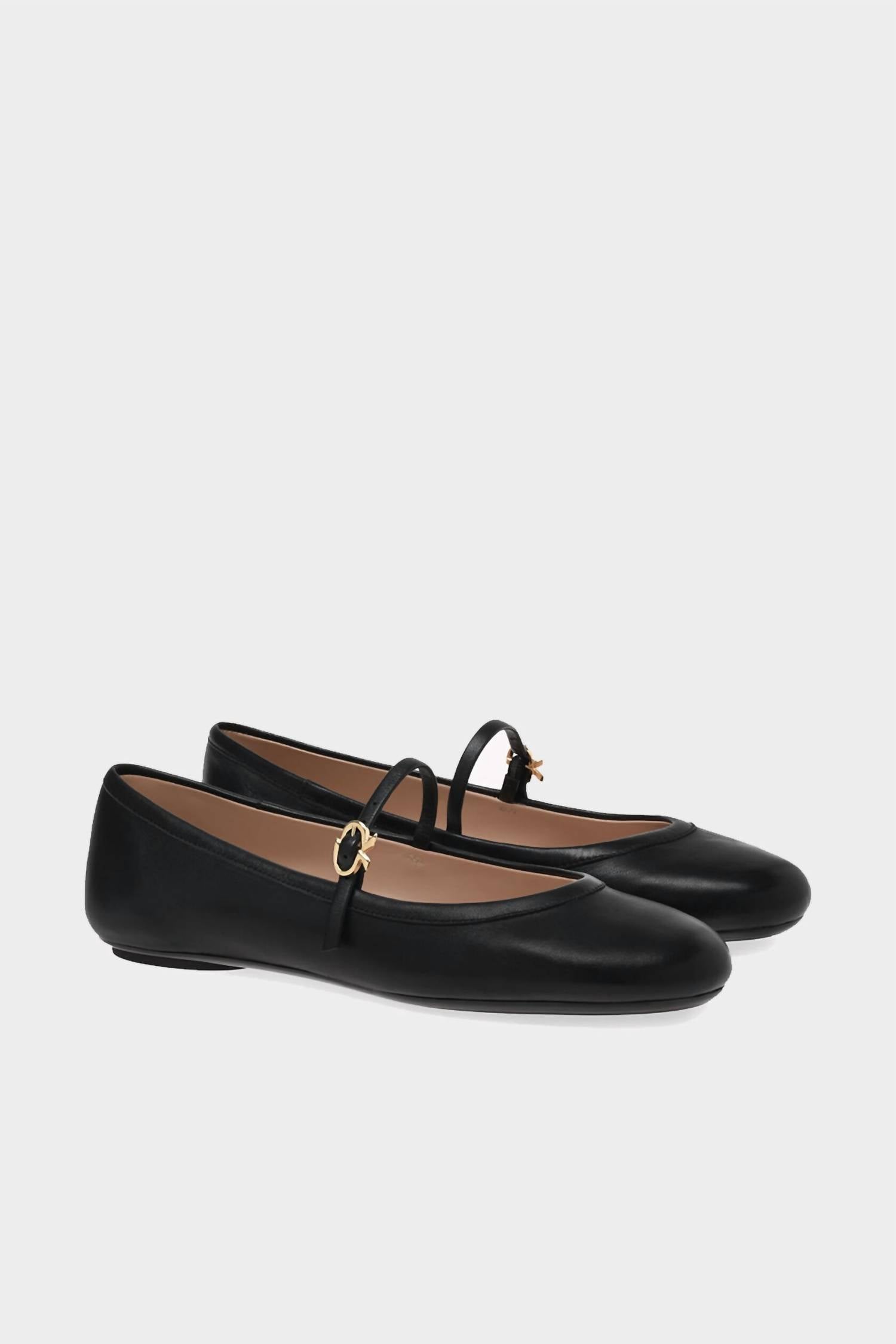 Gianvito Rossi - Women's Carla Leather Ballerina Flats