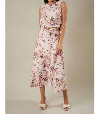 Gilli - Aura Floral Sleeveless Crop Top