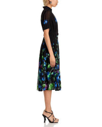 Gracia - Floral Belted Maxi Dress