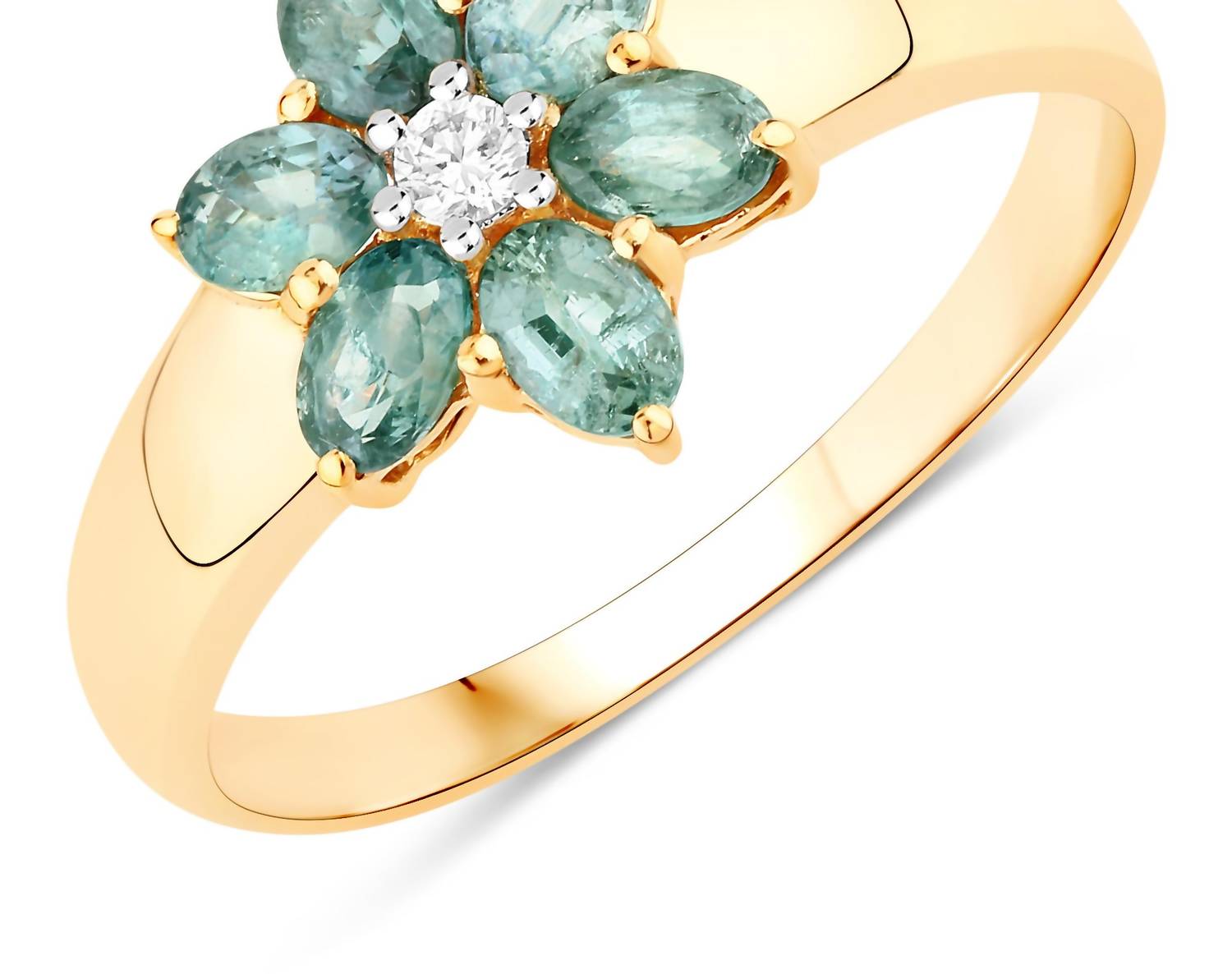 Diana M Jewels Women's Oval Natural Alexandrite Fashion Ring (0.81 Ct) - Delicate in 18k yellow gold - women's jewelry