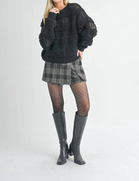 Sage The Label - Steph Fuzzy Striped Sweater