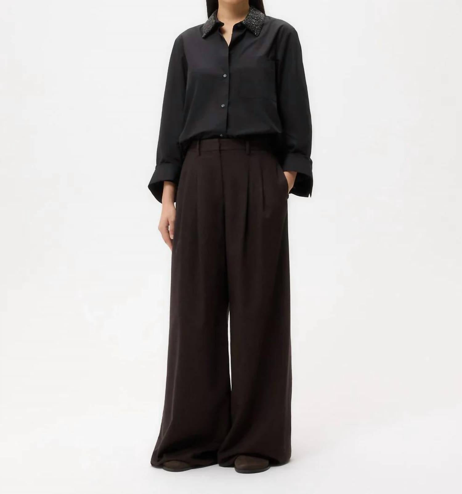 Twp - Dude Crystal Collar Shirt
