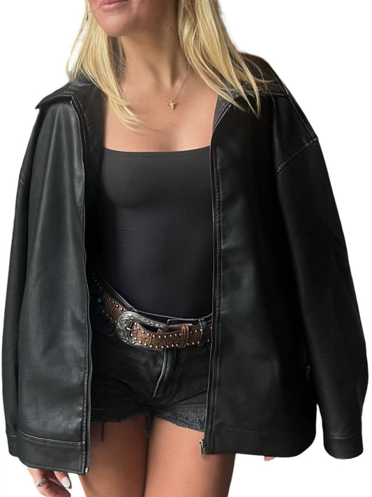 Sky To Moon - Staple Leather Jacket