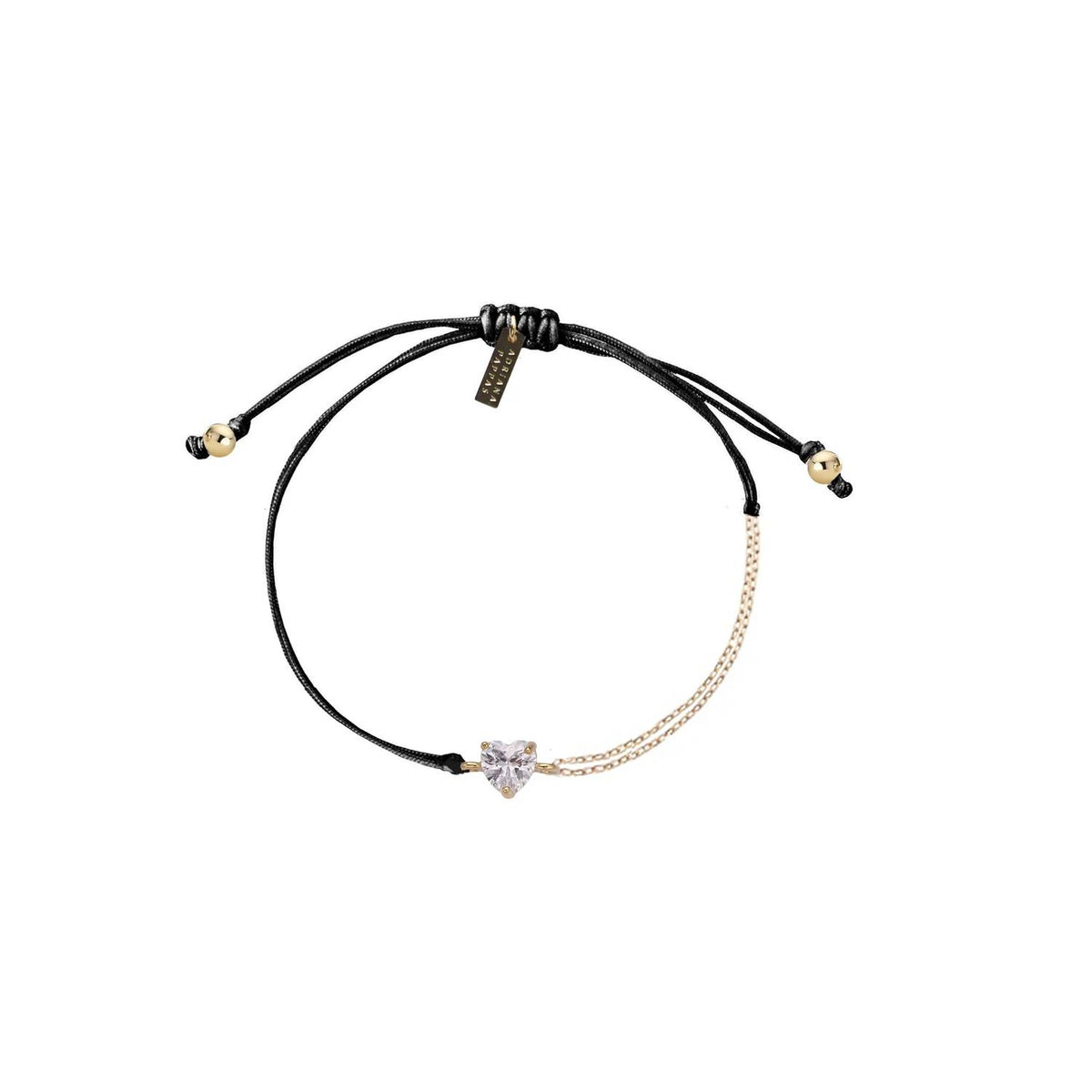 Adriana Pappas - Women's Dainty Cz Heart Bracelet