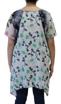 Lv Collection - Patchwork Long Tunic Top