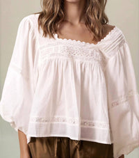 Frnch - Gianna Puff Sleeve Blouse