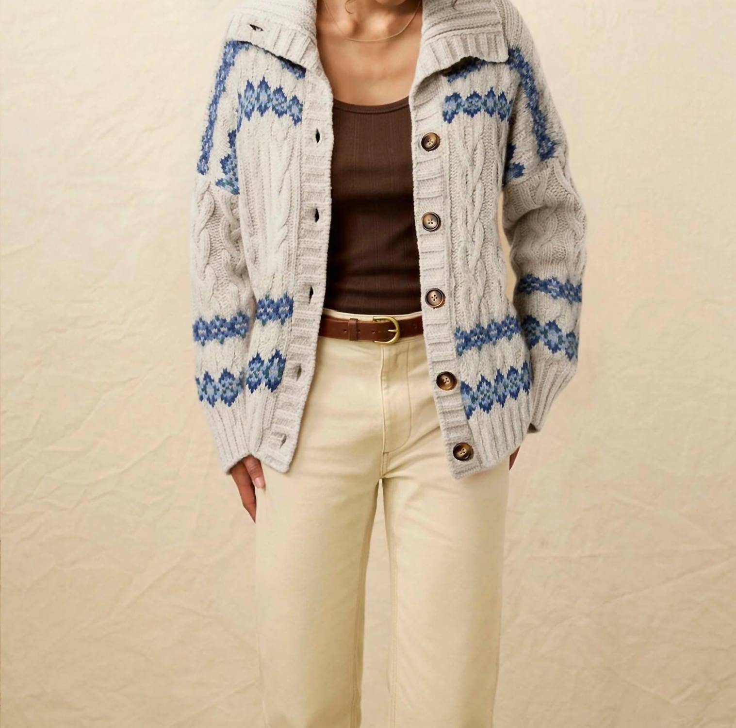 Faherty - Highland Festive Knit Cardigan