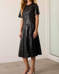 CABALLERO Alana Skirt in black 1 - women's skirt - alternate view